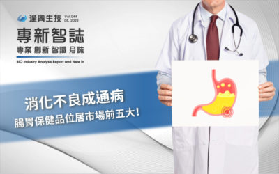 消化不良成通病,腸胃保健品位居市場前五大!