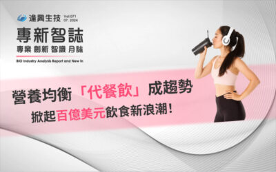 營養均衡代餐飲成趨勢，掀起百億美元飲食新浪潮